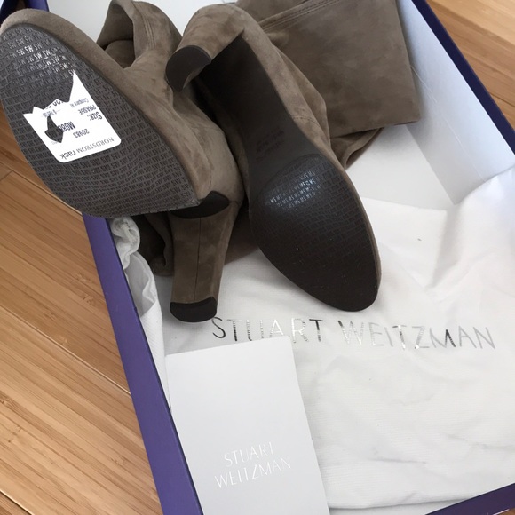 FINAL SALE NWT Stuart Weitzman Highland Suede Boot - Picture 6 of 8
